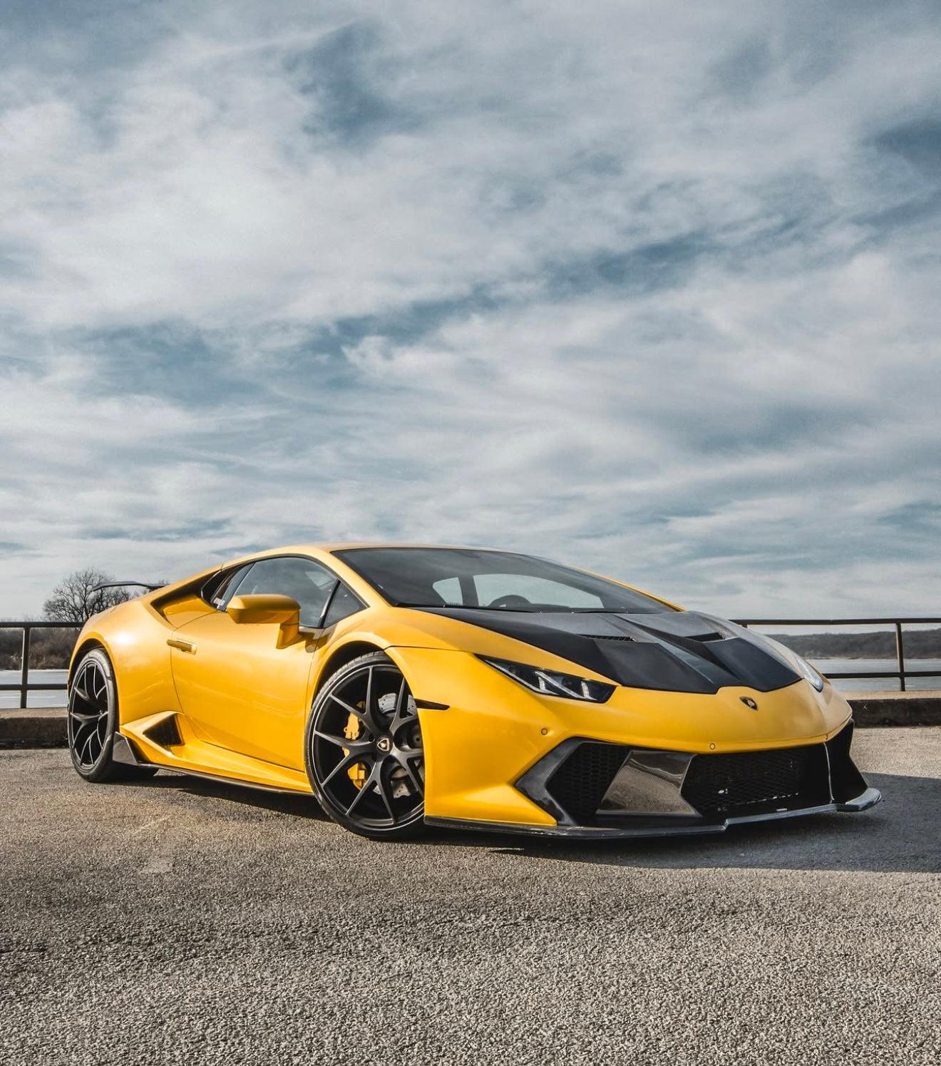 Lamborghini Huracan Carbon Fiber Vented Hood