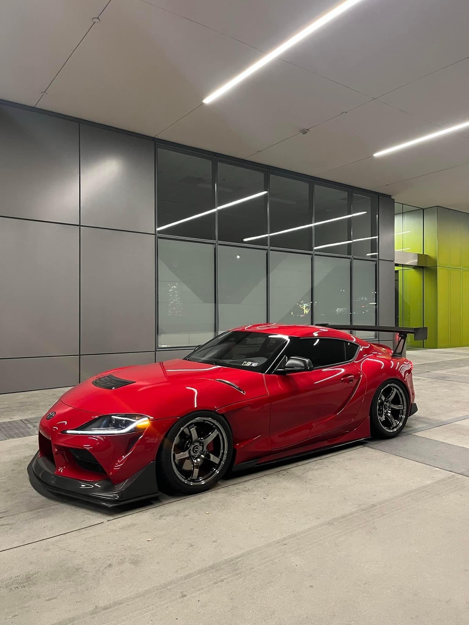 AG style Carbon Fiber Front Bumper Lip - Supra A90/A91