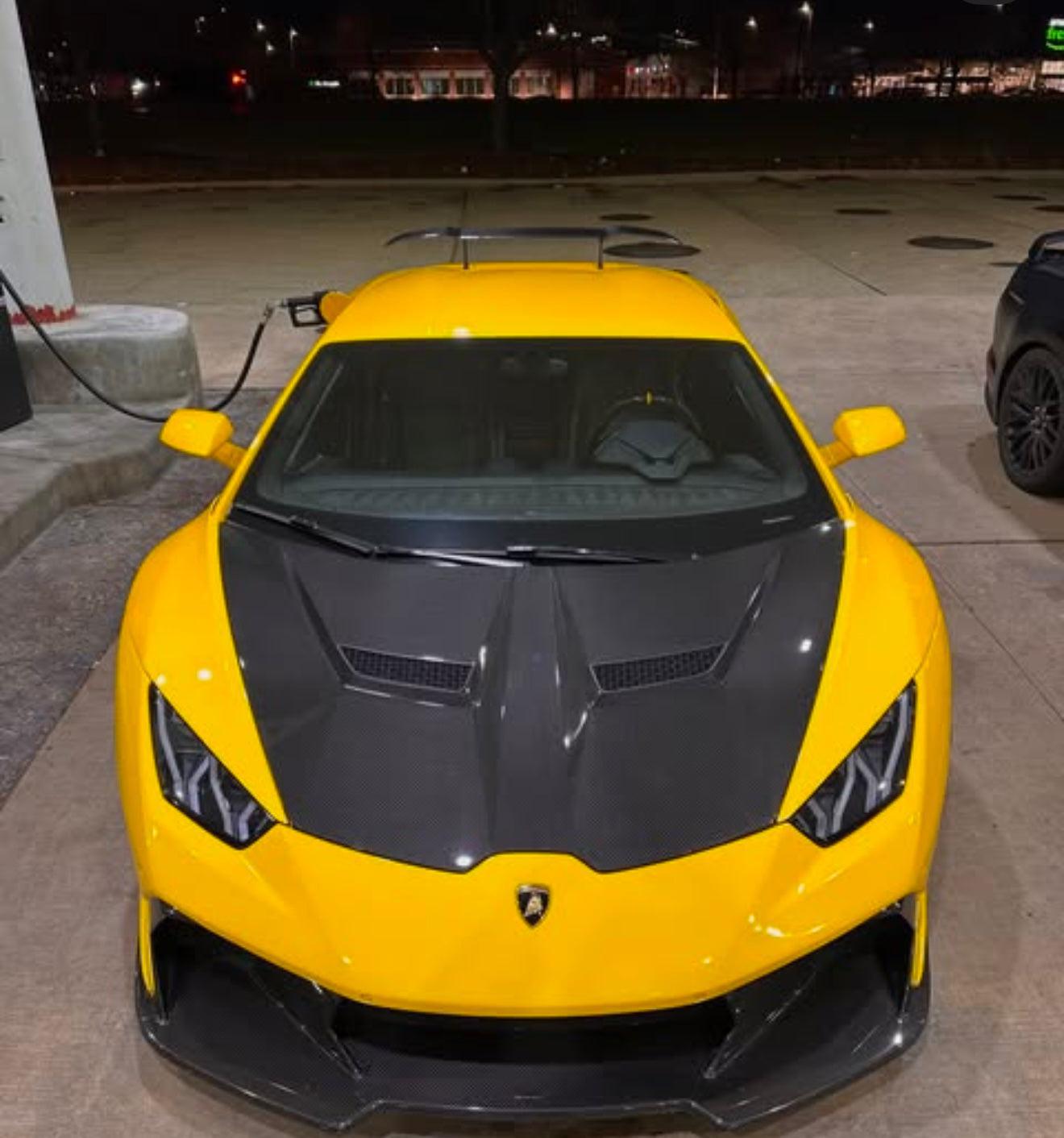 Lamborghini Huracan Carbon Fiber Vented Hood