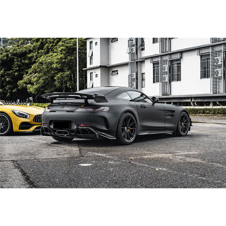 Aggressive Carbon Fiber Rear Spoiler for Mercedes-AMG GTR Cabriolet