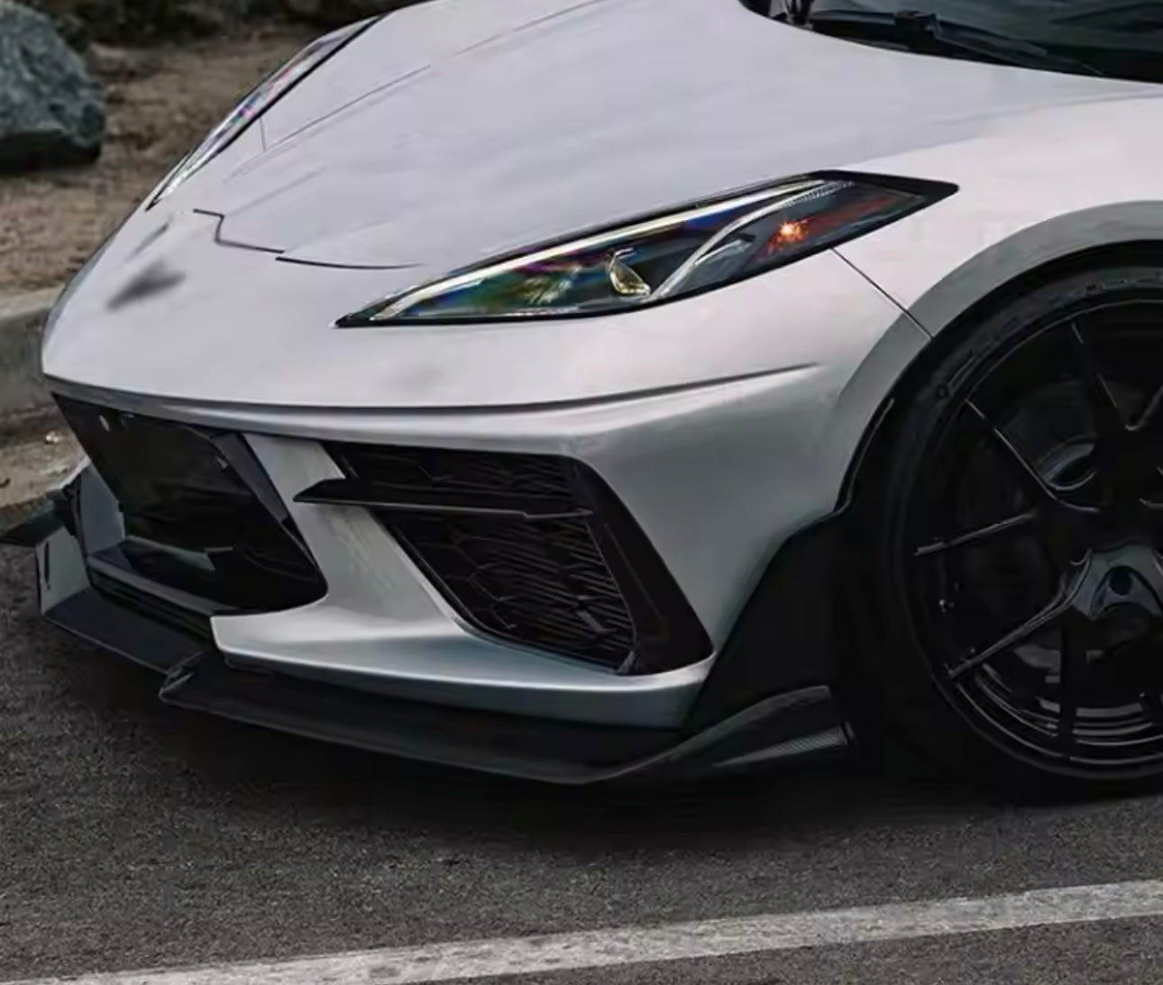 Carbon Fiber Front Lip - Corvette C8