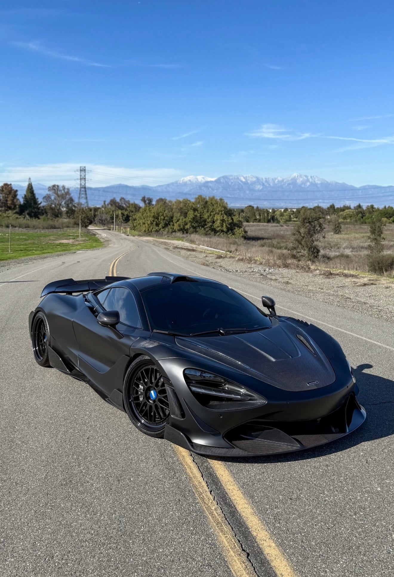 McLaren 720s/750s Artisan AP Carbon Fiber Side Skirt Extension