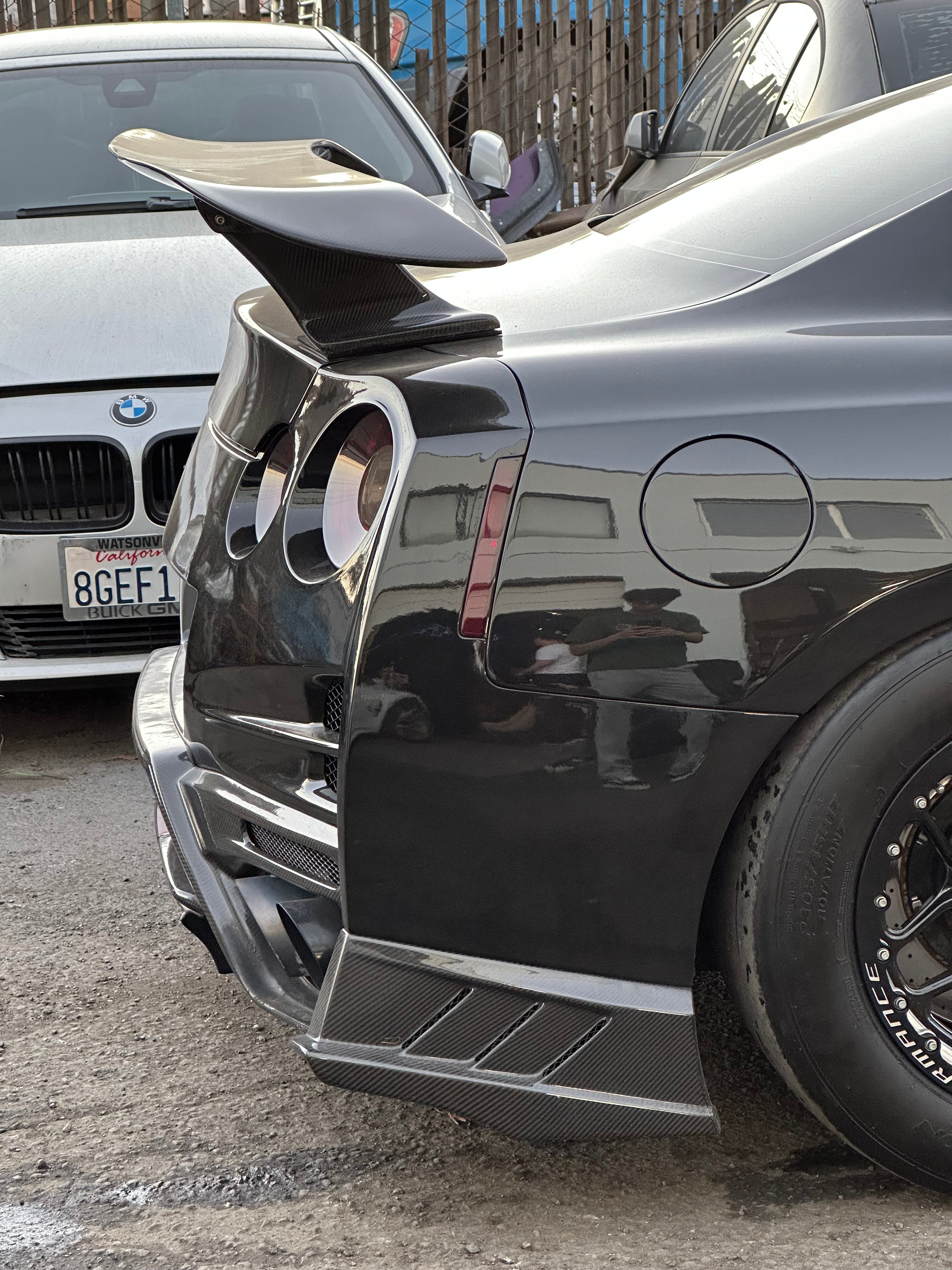 Carbon Fiber Rear Trunk Spoiler Wing - 08-16 Nissan GTR R35