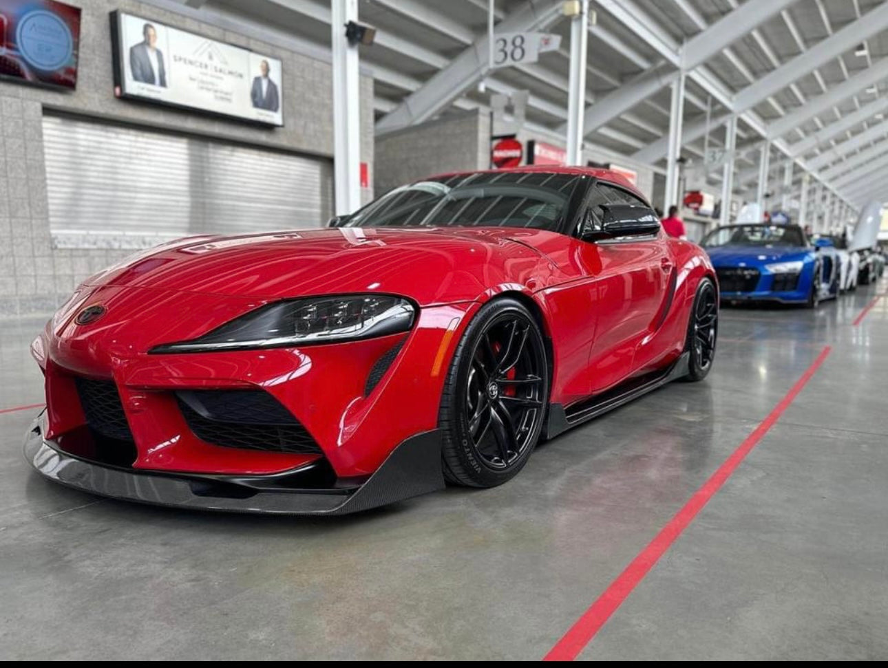 AG style Carbon Fiber Front Bumper Lip - Supra A90/A91