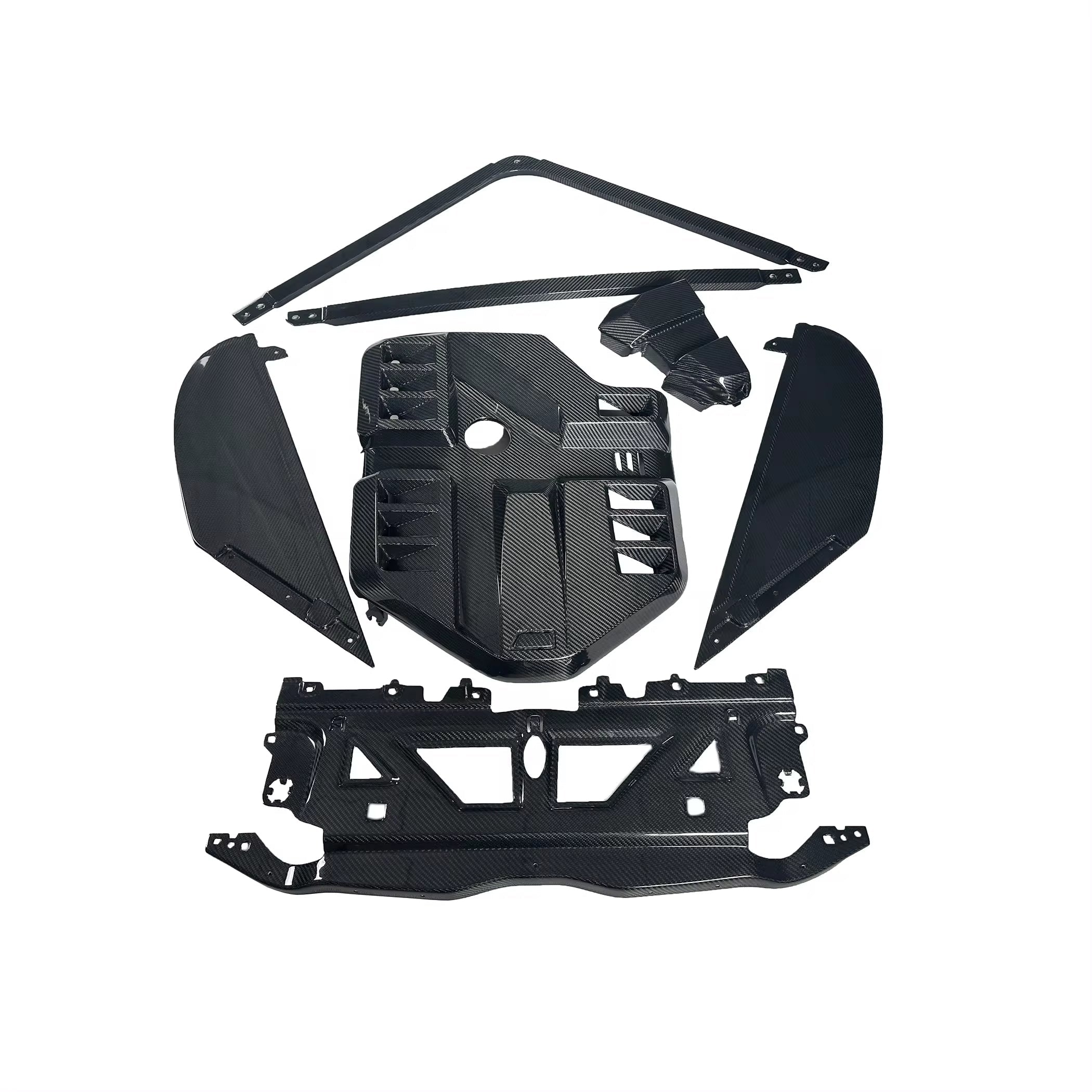 Dry Carbon Fiber Full Engine Bay Cover Kit - BMW G80 M3 & G82 M4