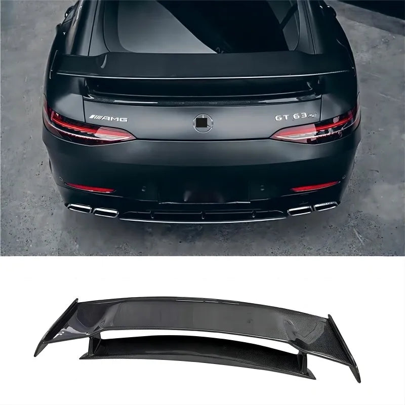 V2 Aggressive Carbon fiber Rear Spoiler Wing - Mercedes Benz AMG GT43/GT50/GT53/ & GT63 2019-2024