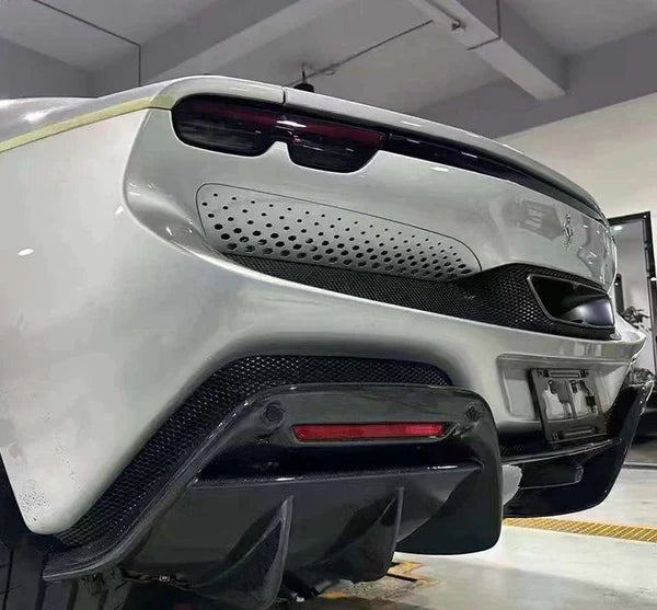 FERRARI 296 Dry carbon fiber Rear Diffuser