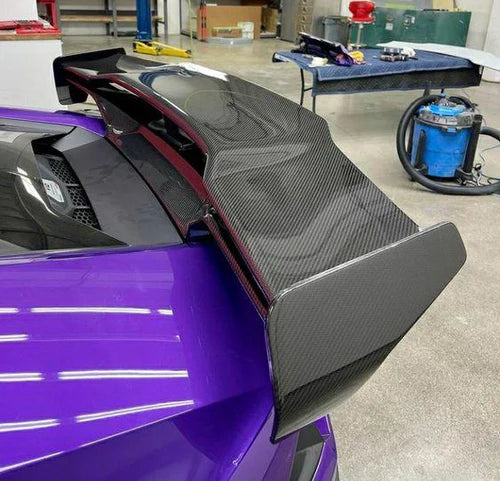 Carbon Fiber STO Wing With Base Panel - Lamborghini Huracan