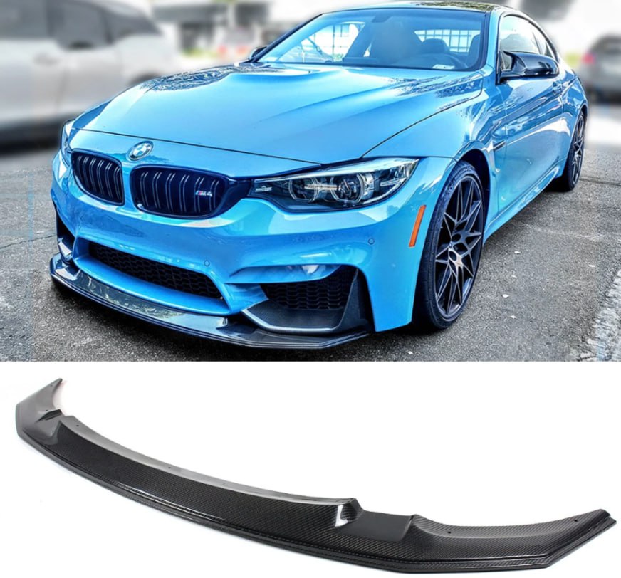 J Style Carbon Fiber Front Lip - BMW F80 M3 / F82 & F83 M4