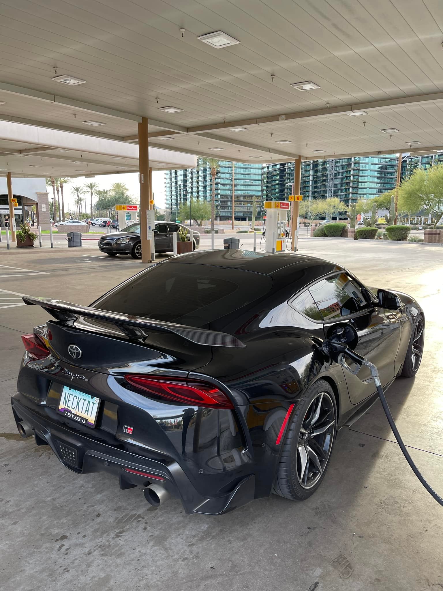 Carbon Fiber Rear Spoiler Wing AG Style - Toyota Supra A90 GR