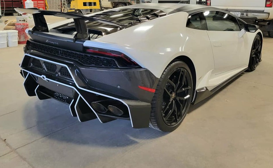 Carbon Fiber Performance Style Rear Wing - Lamborghini Huracan
