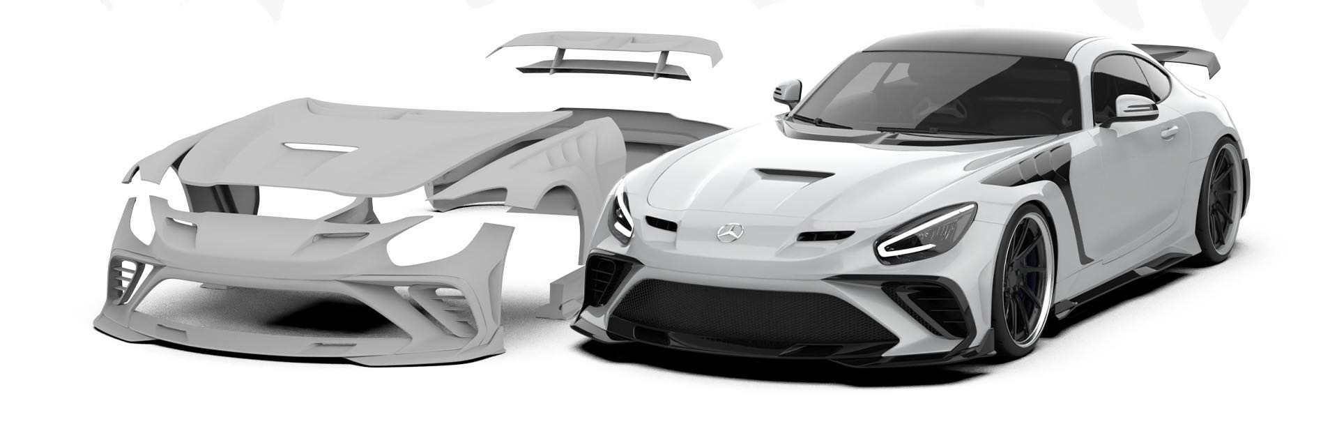 Mercedes AMG GT/GTS/GTC RBT FRP/Carbon Fiber Body Kit