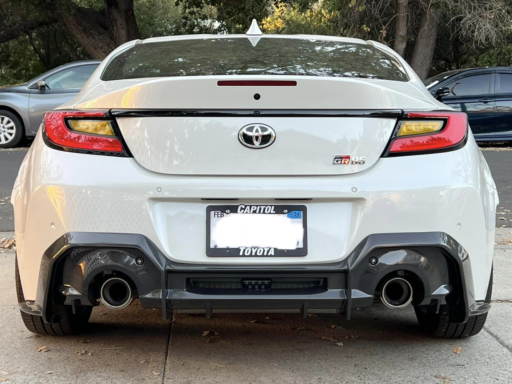 AD Style Carbon Fiber Rear Diffuser - Toyota GR86