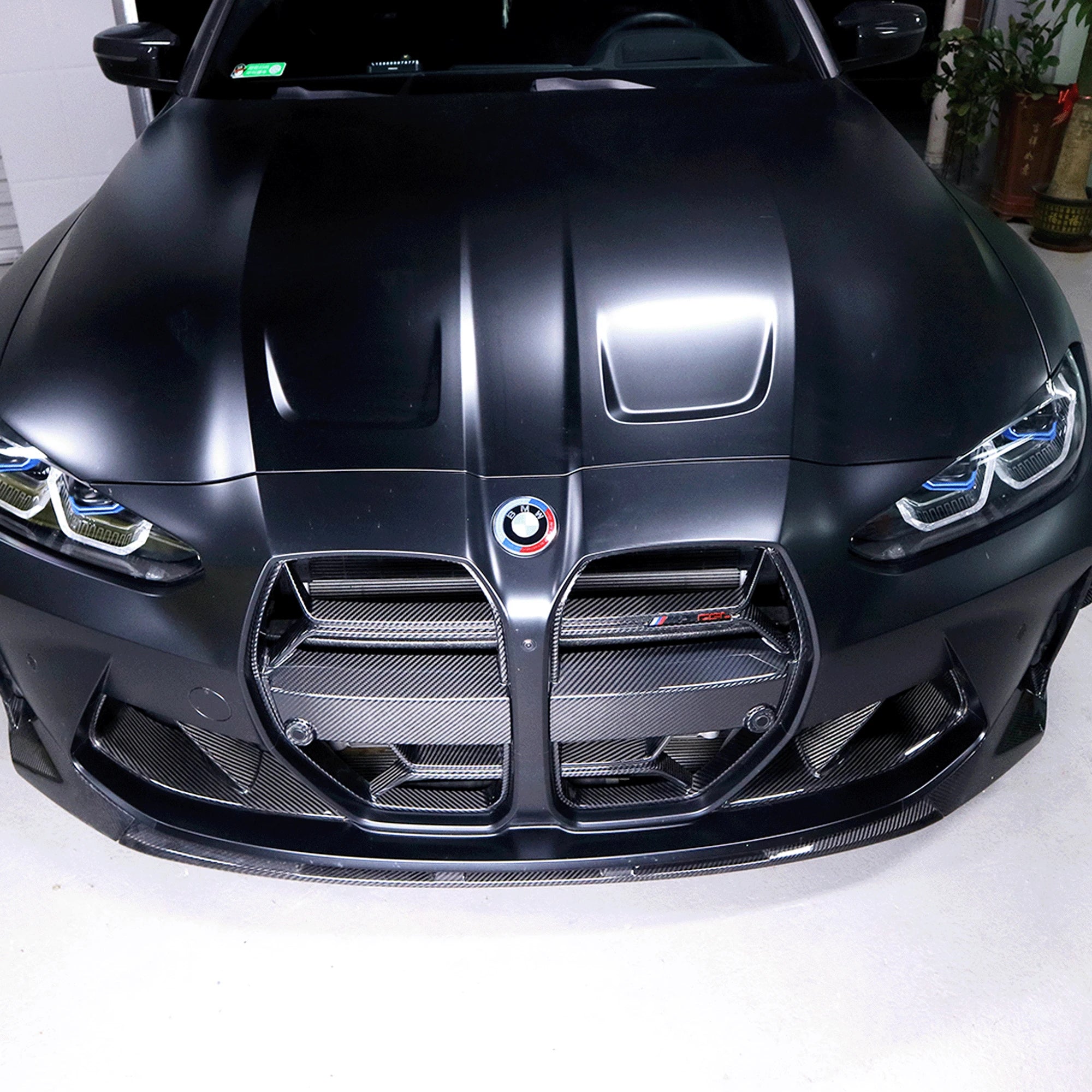 CSL Style Carbon Fiber Front Grilles - BMW G80 M3 & G82 / G83 M4