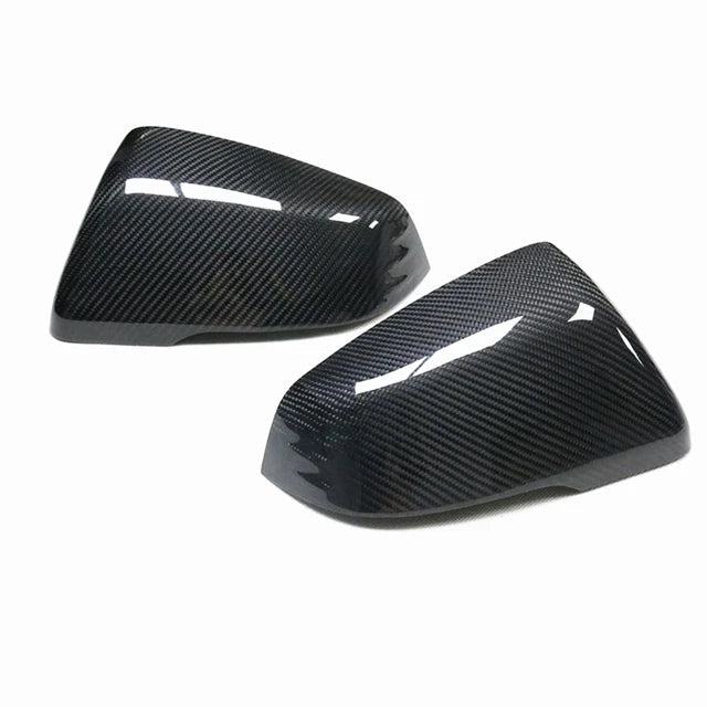 Carbon Fiber Mirror Cap Set Replacements - Toyota A90 Supra