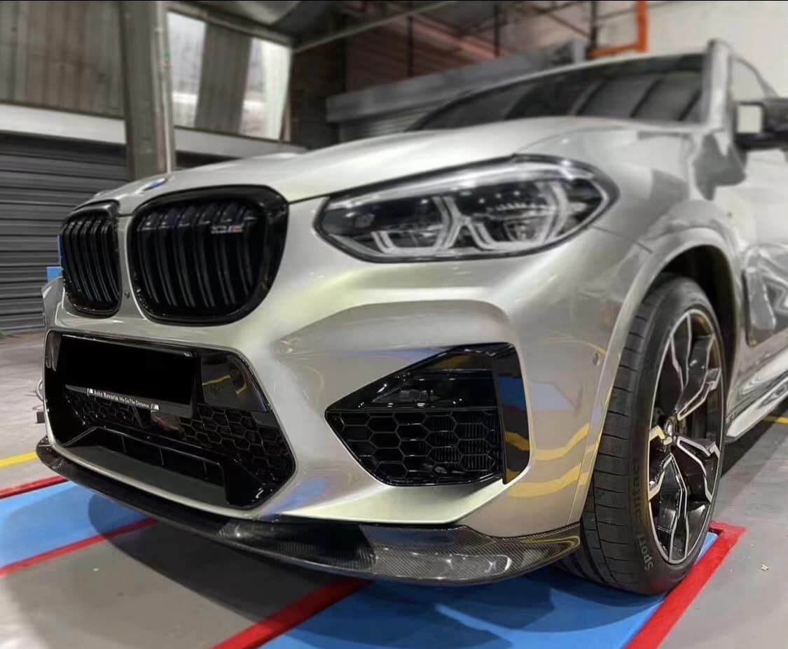 3D Style Carbon Fiber Front Lip - BMW F97 X3M / F98 X4M 2019-2022