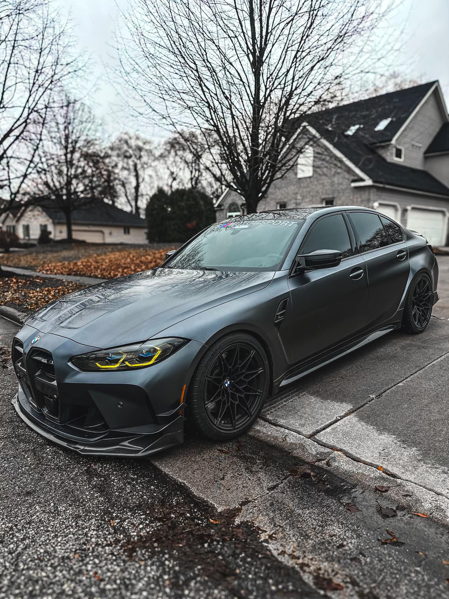 VS Style Carbon Fiber Front Carnards - BMW G80 M3 & G82 / G83 M4