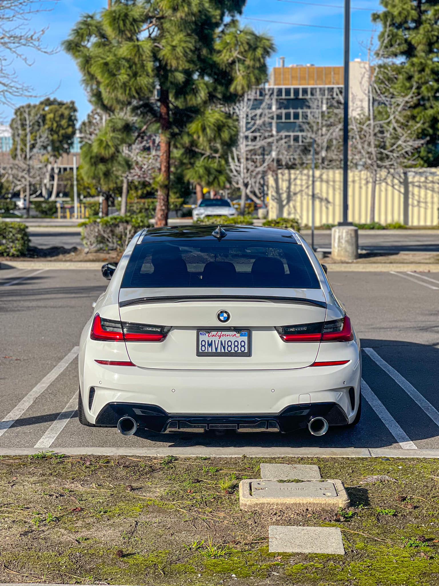 M Performance Style Carbon Fiber Trunk Spoiler - BMW G80 M3 & G20 3 Series