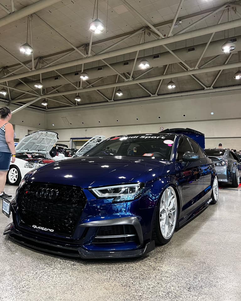KB Style Carbon Fiber Front lip - Audi S3 / A3 8V.5 S Line