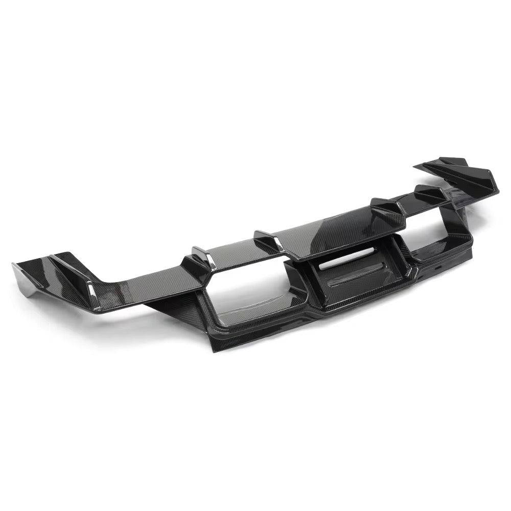V Style Carbon Fiber Rear Diffuser w/ undertray diffuser - BMW G87