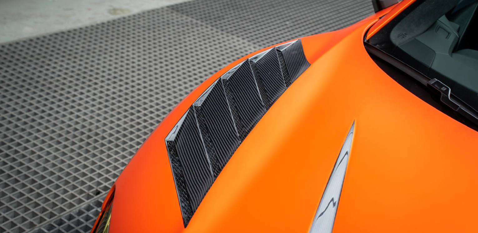 Audi R8 Gen 2 Carbon Fiber AE Vented Hood