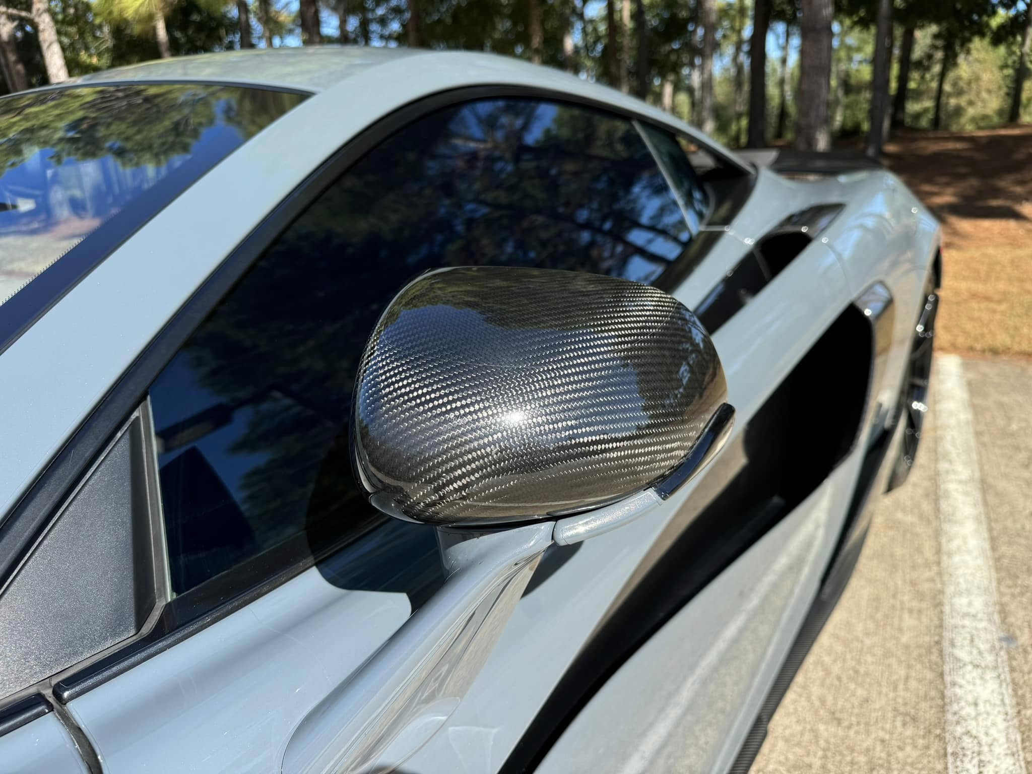 Dry Carbon Fiber Side Mirror Cover Cap - McLaren 540C/570S/650S/675LT/720S/GT
