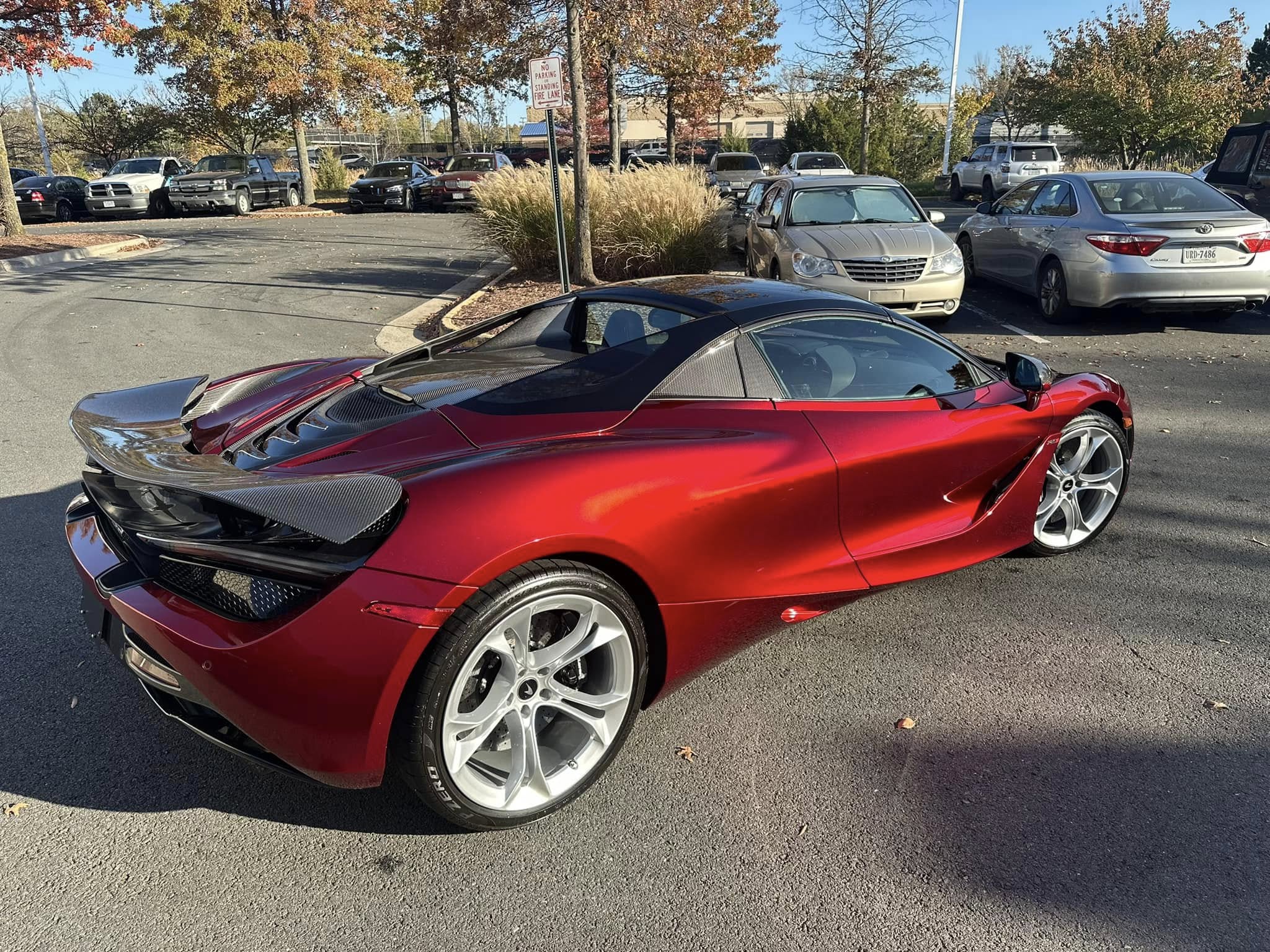 OEM Style Dry Carbon Fiber Rear Spoiler Wing - Mclaren 720S