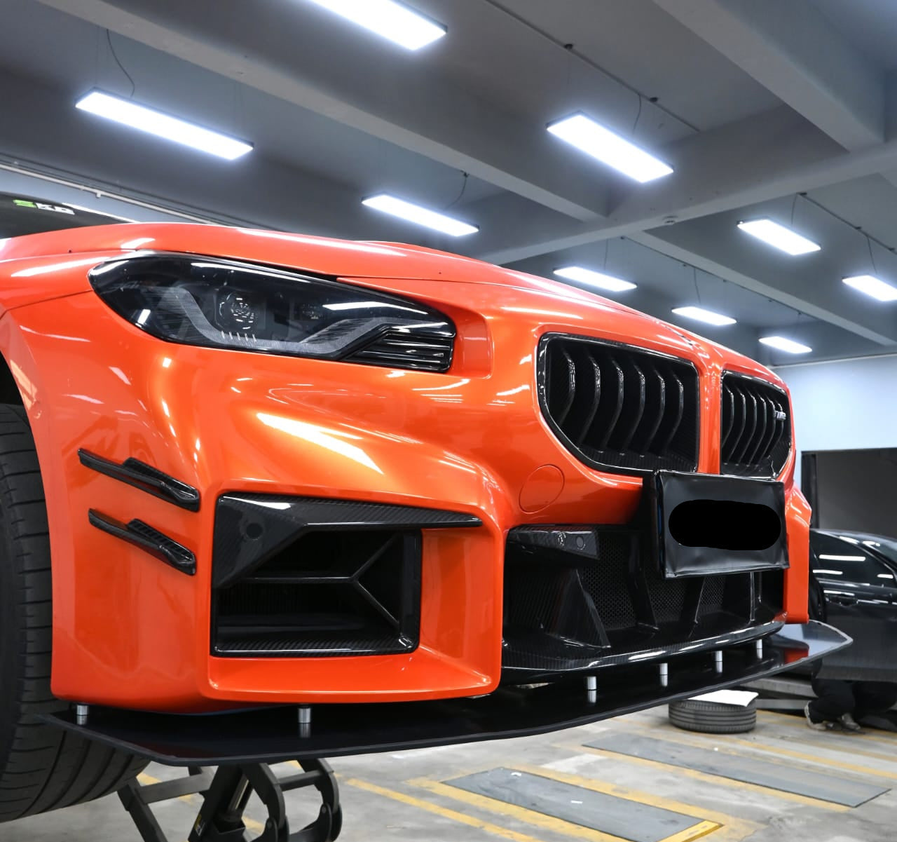 Carbon Fiber C Style Front Bumper Air Vent - BMW M2 G87 2023+