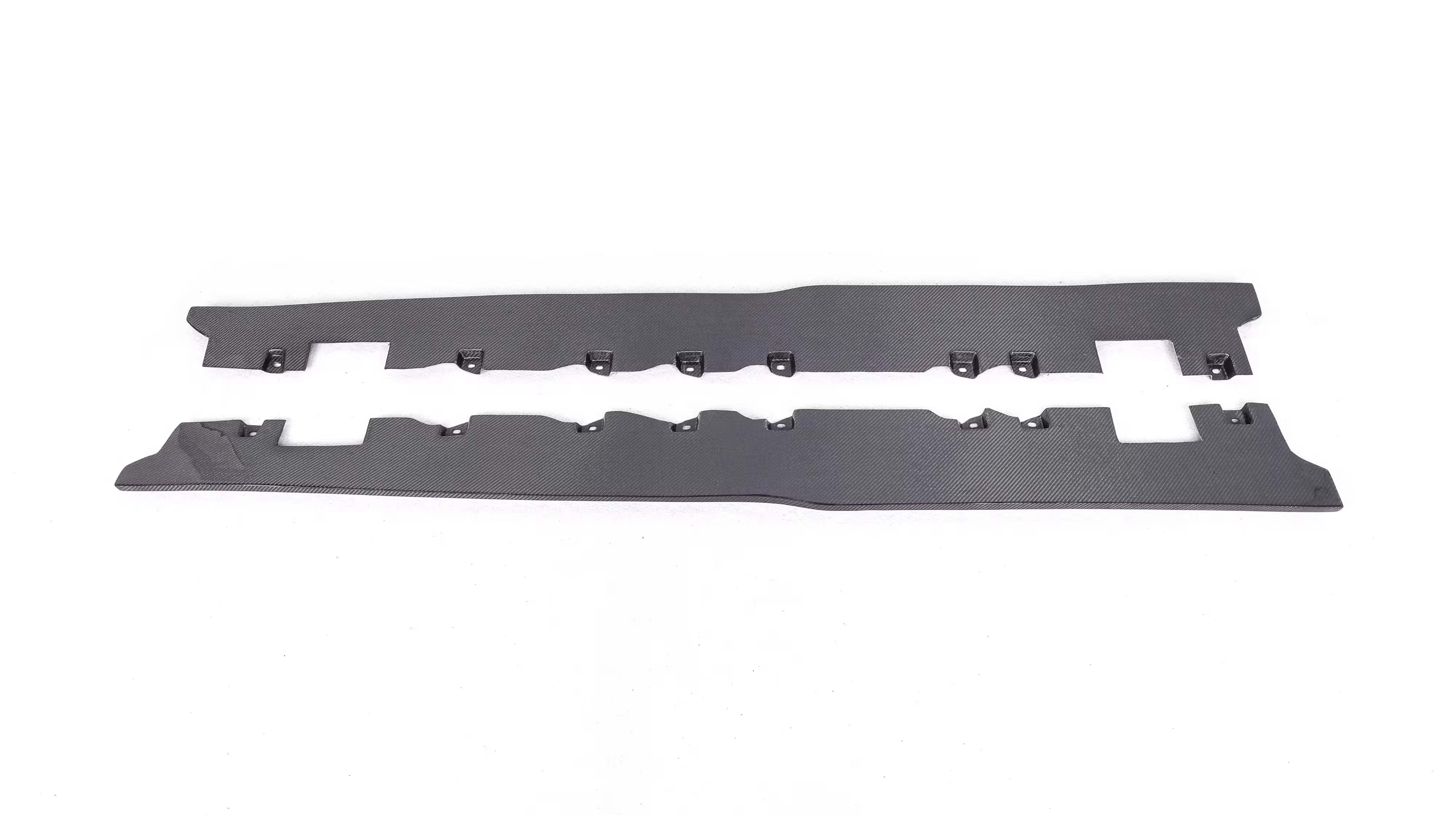 Carbon Fiber TCI Side Skirt extension Set - Toyota Supra A90