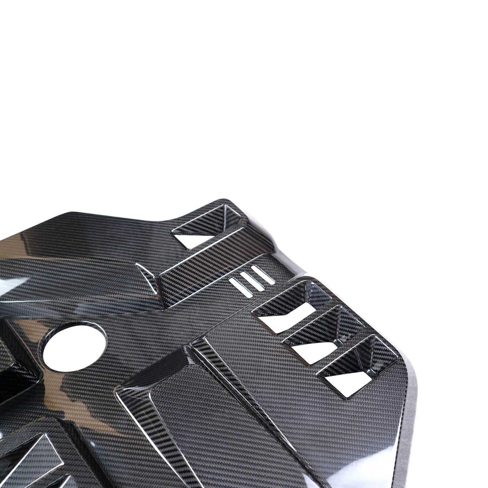 Carbon Fiber Engine Cover Big Size Replacement - BMW G87 M2 M3 G80 G81 M4 G82 G83