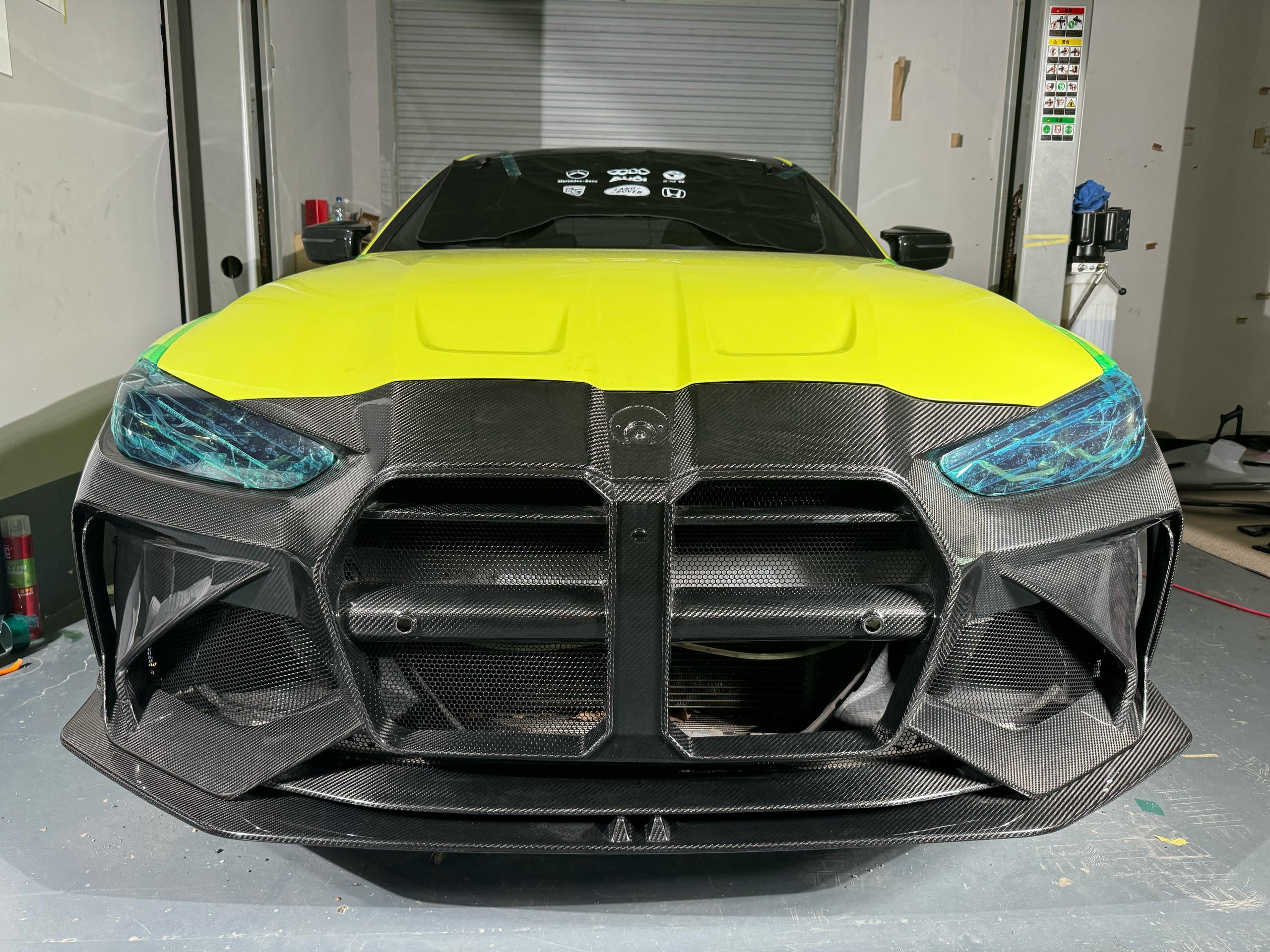 Carbon Fiber AD Style Front Bumper With Front Lip - BMW G80 M3/G82/G83 M4