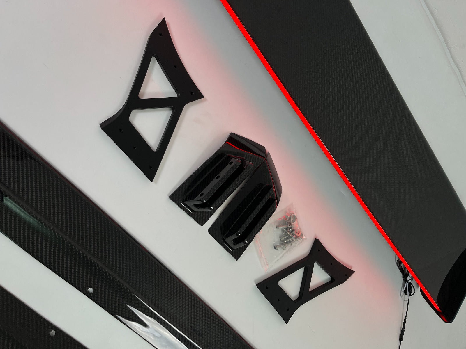 Prepreg Carbon Fiber Wing w/ LED - BMW G80 M3 / G82 M4 / G87 M2