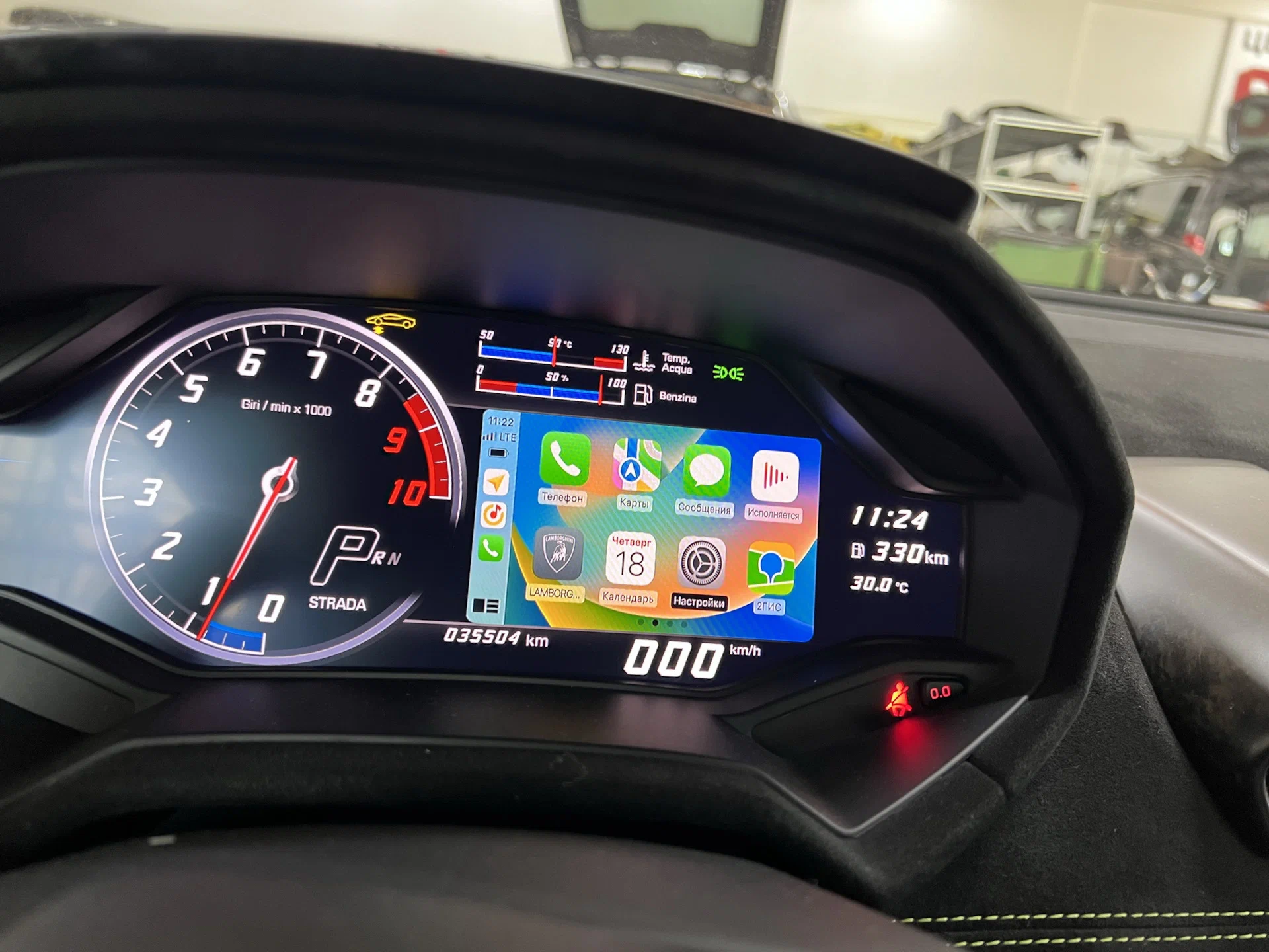 Lamborghini Huracan Instrument Cluster CarPlay Module