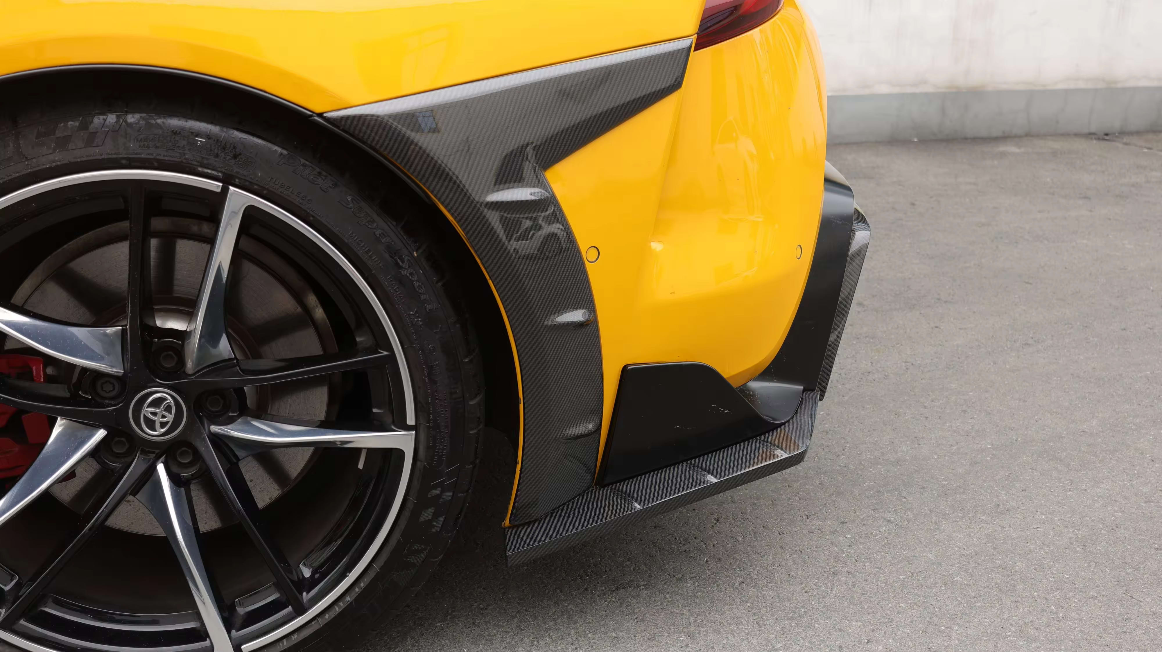 Carbon Fiber TCI Front + Rear Fender Trim - Toyota GR Supra A90 MK5 (2020–2025)