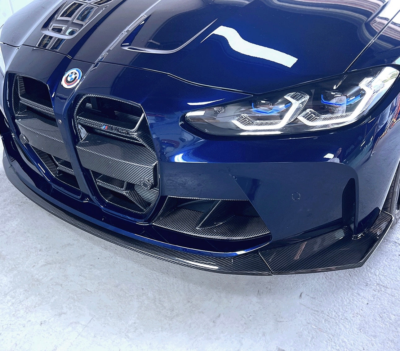 CSL Style Carbon Fiber Front Lip - BMW G80 M3 & G82 / G83 M4