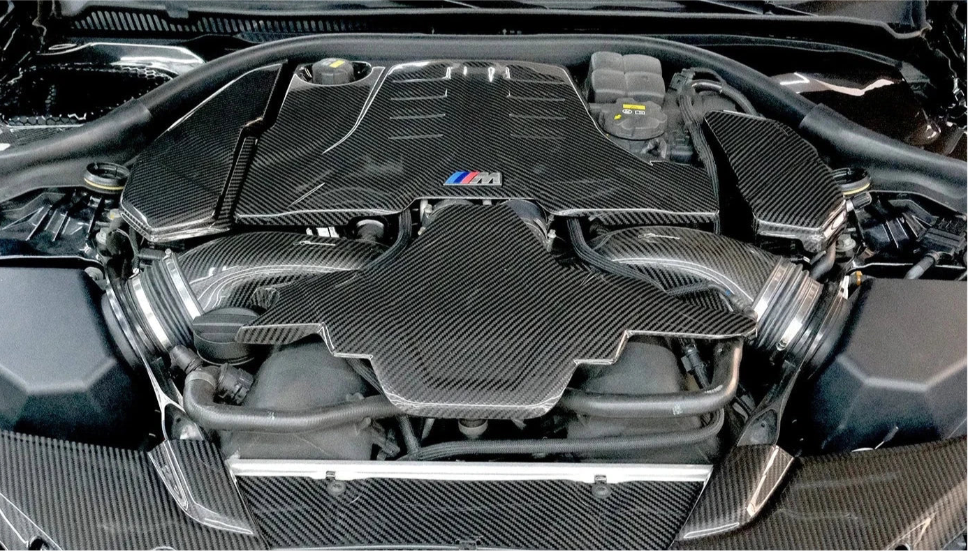 Carbon Fiber Coolant Cover Shroud - BMW F90
