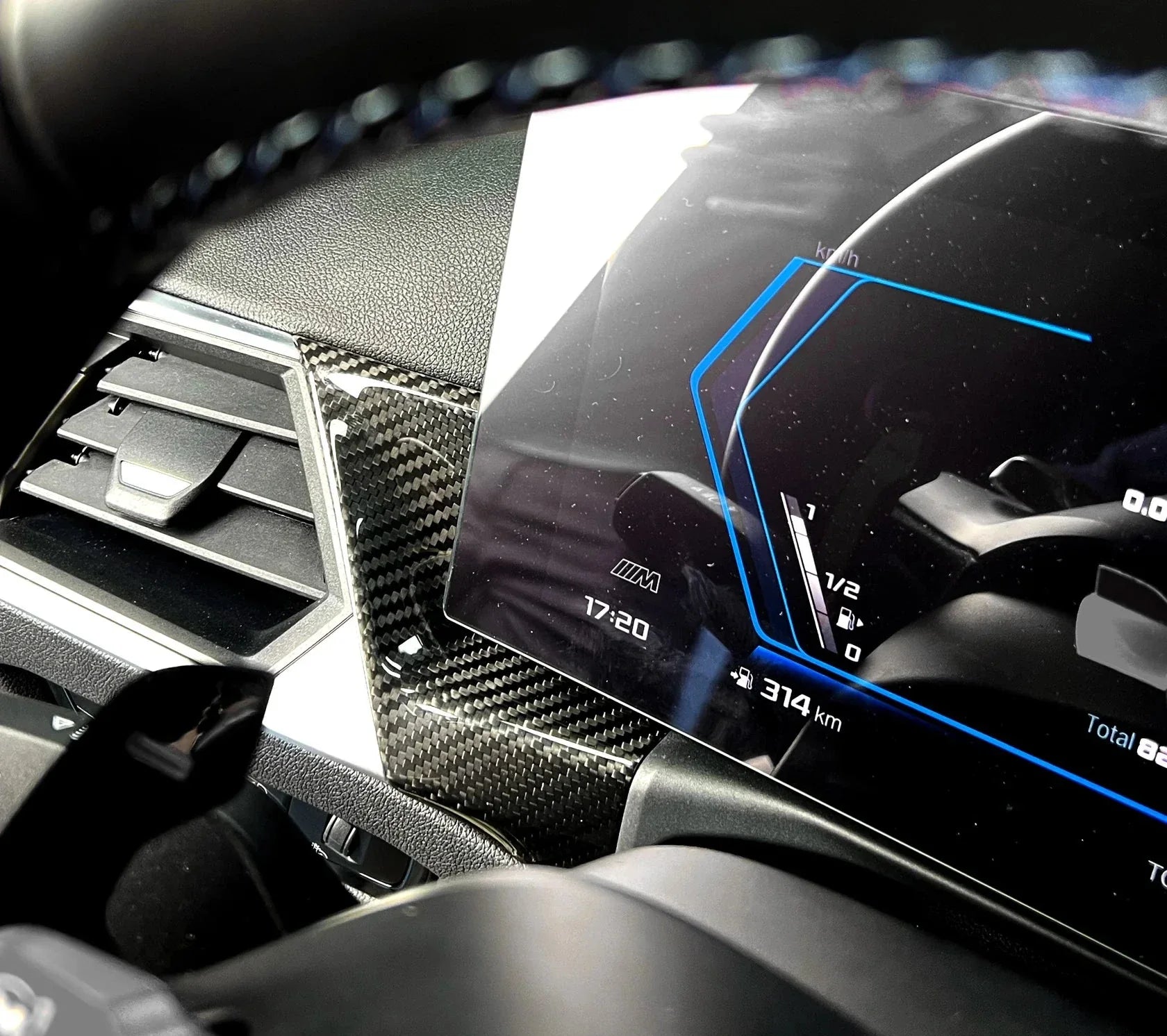 Carbon Fiber Dashboard Trim - BMW LCI 3 Series G20 G22 G23 LCI M3 M4 G80 G82 G83