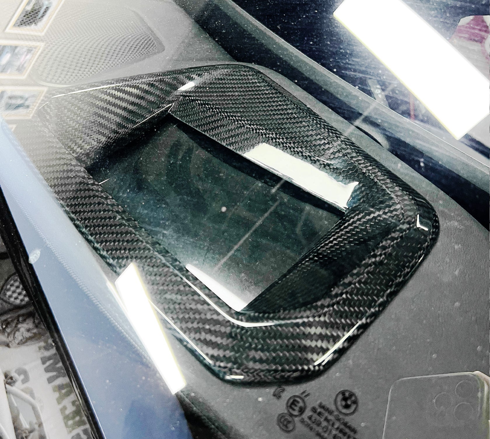 Carbon Fiber Head Up Display Cover Trim - BMW G87