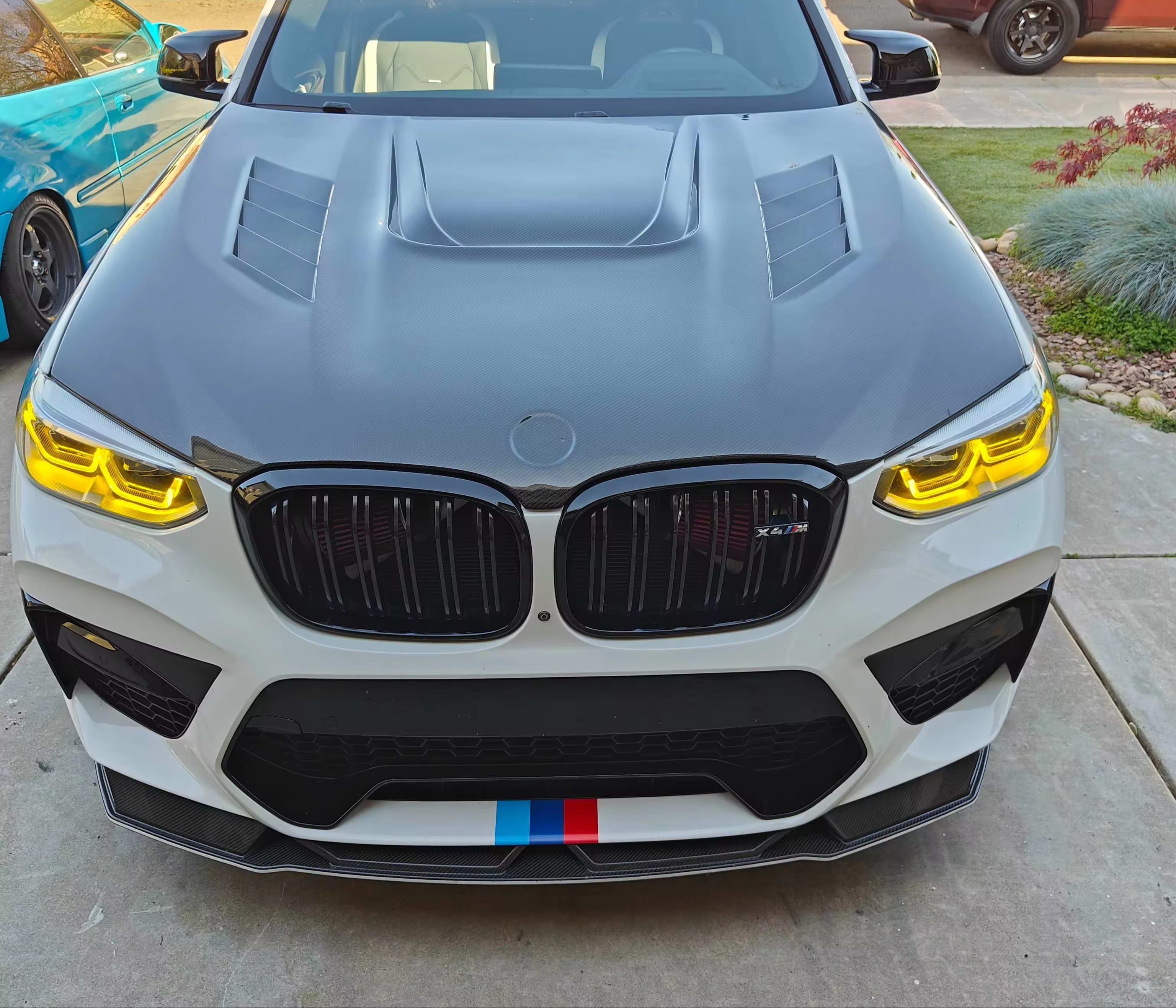 Carbon Fiber Vented Front Engine Hood - BMW X4M F98 X3M F97 G01 G02 G08