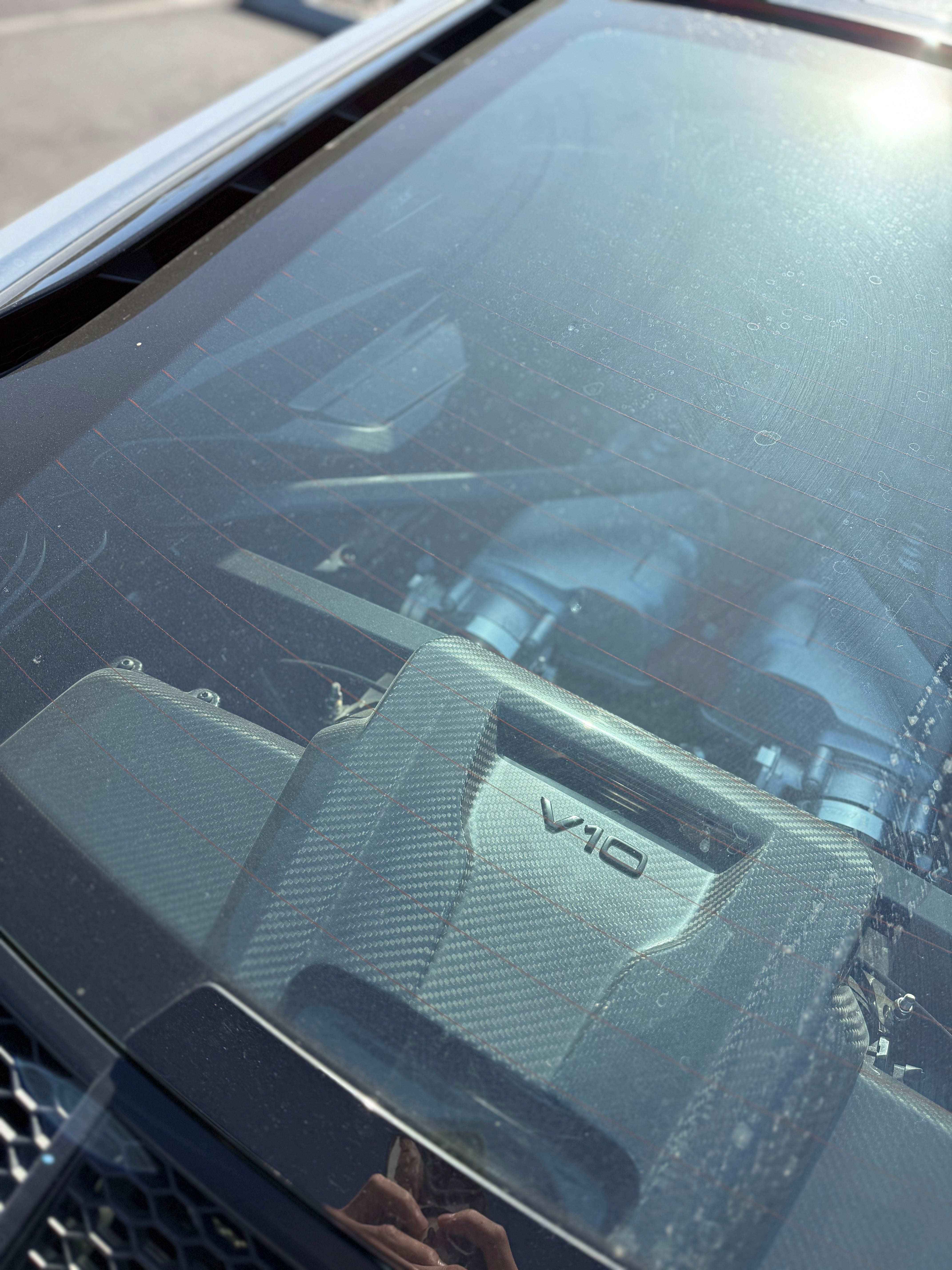 Audi R8 Gen 2 Carbon Fiber Engine Bay Cover Replacements