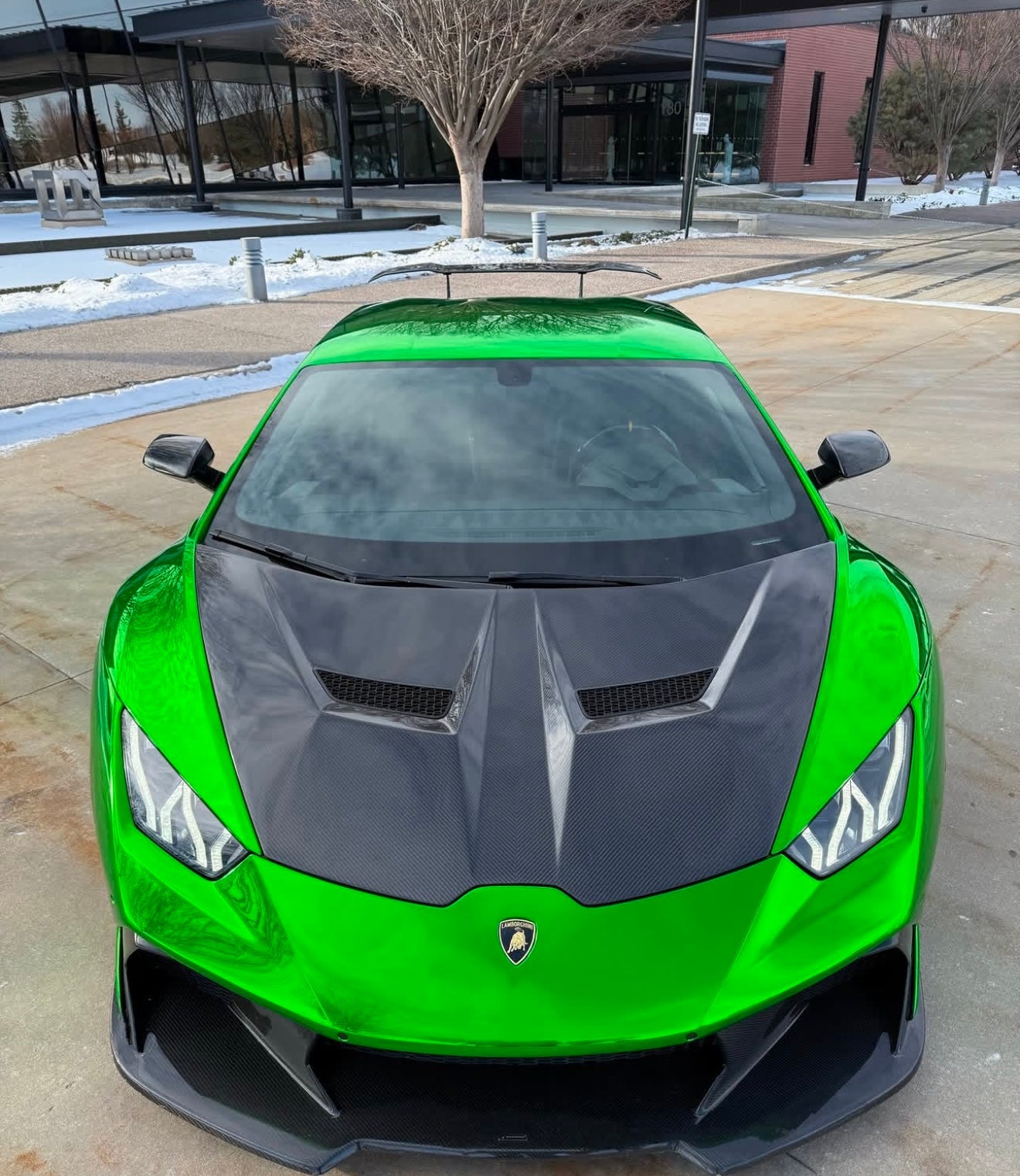 Lamborghini Huracan Carbon Fiber Vented Hood