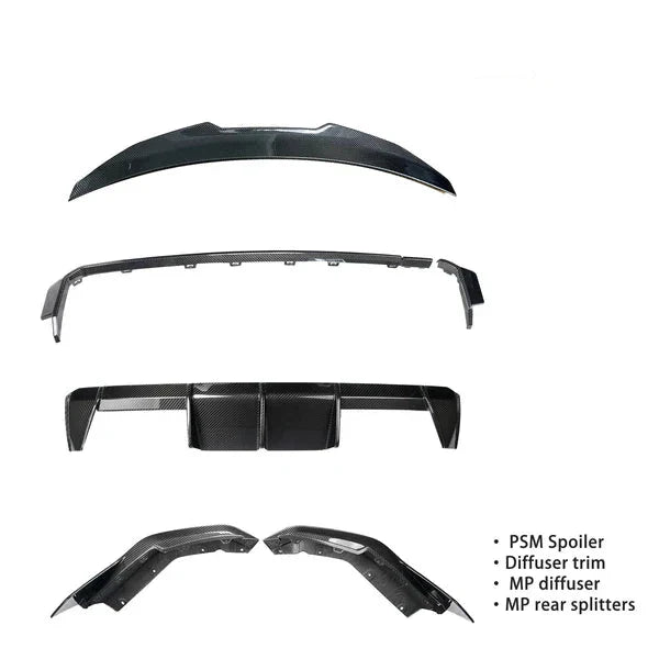 Full Dry Carbon Fiber Rear Diffuser Kit - BMW G80 M3 | G82/G83 M4