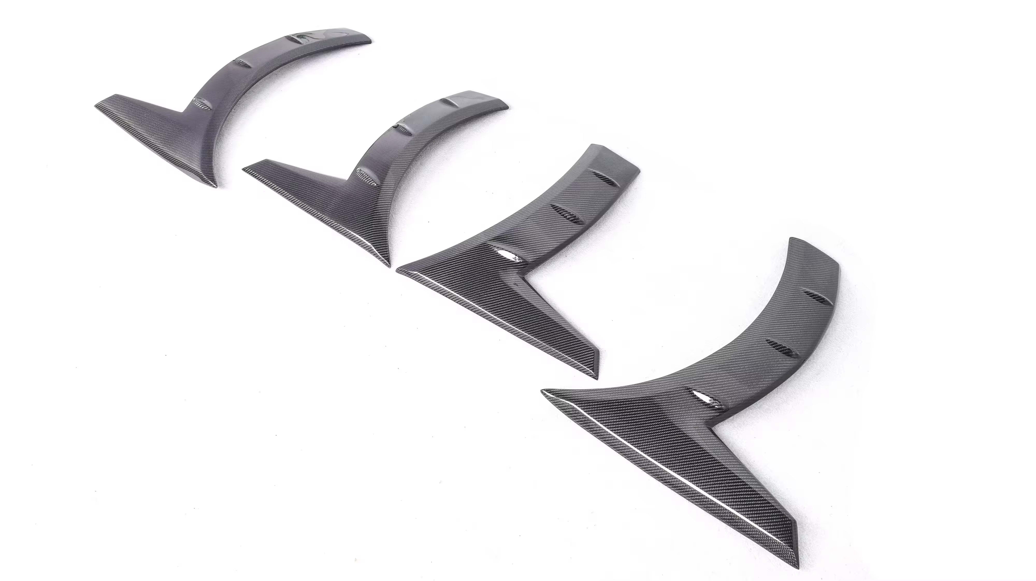 Carbon Fiber TCI Front + Rear Fender Trim - Toyota GR Supra A90 MK5 (2020–2025)