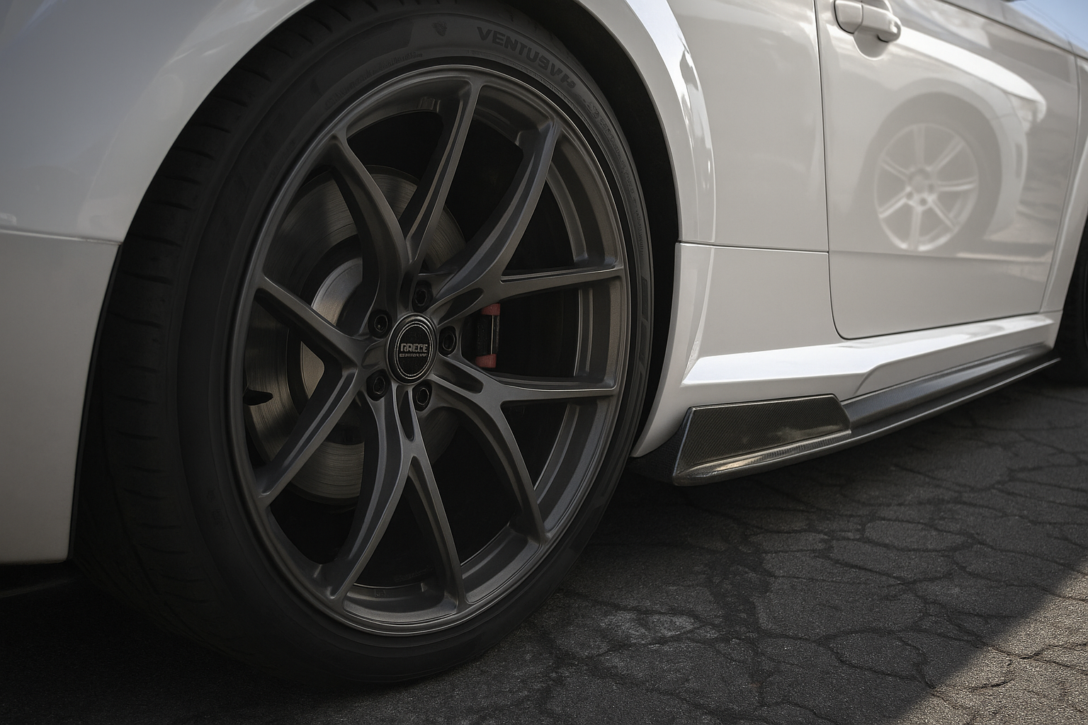 Audi TTRS Artisan Sport Side Skirt Extensions