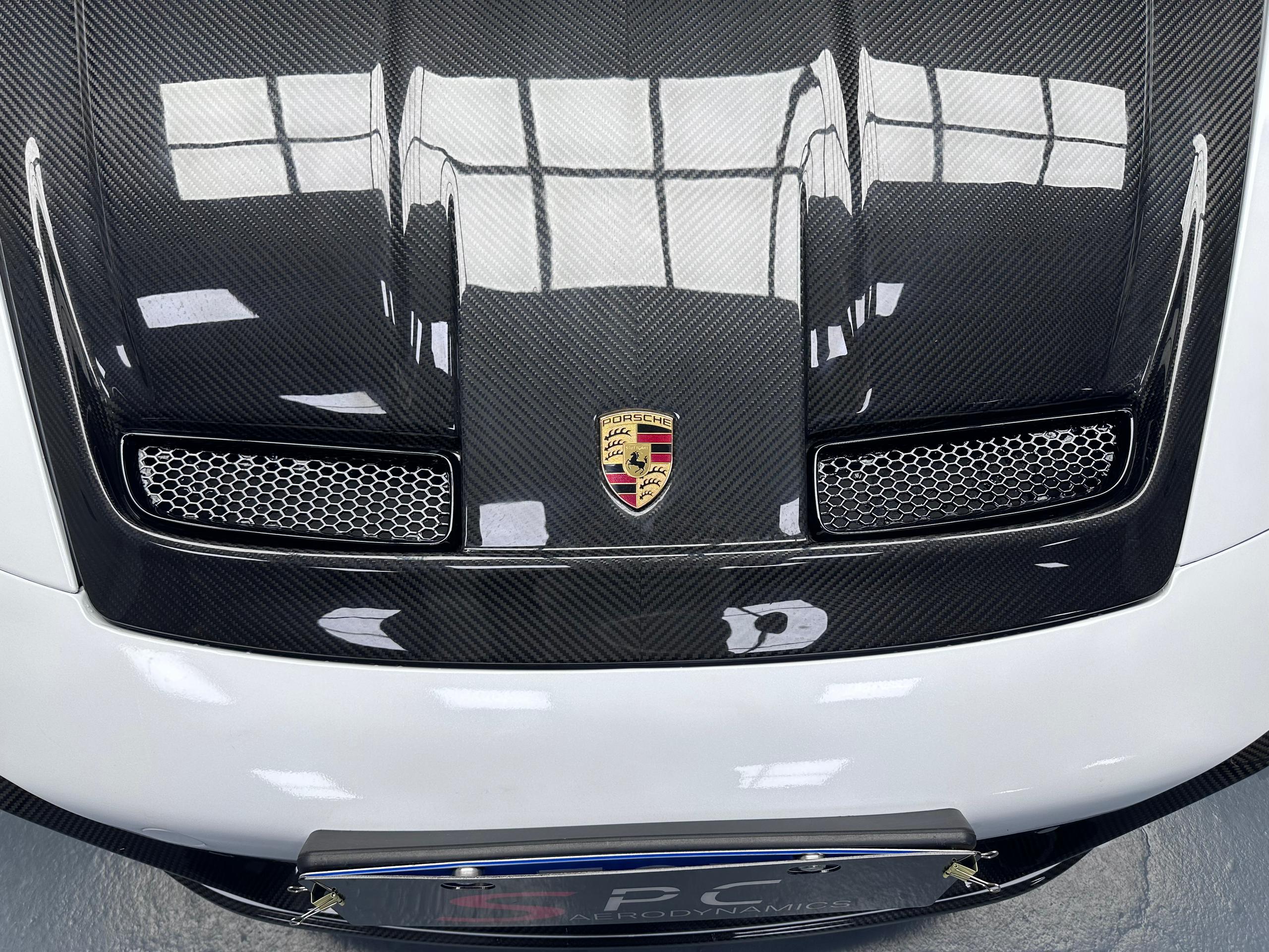 Prepreg Carbon Fiber Tec Style Front Hood Bonnet - Porsche 992 Carrera