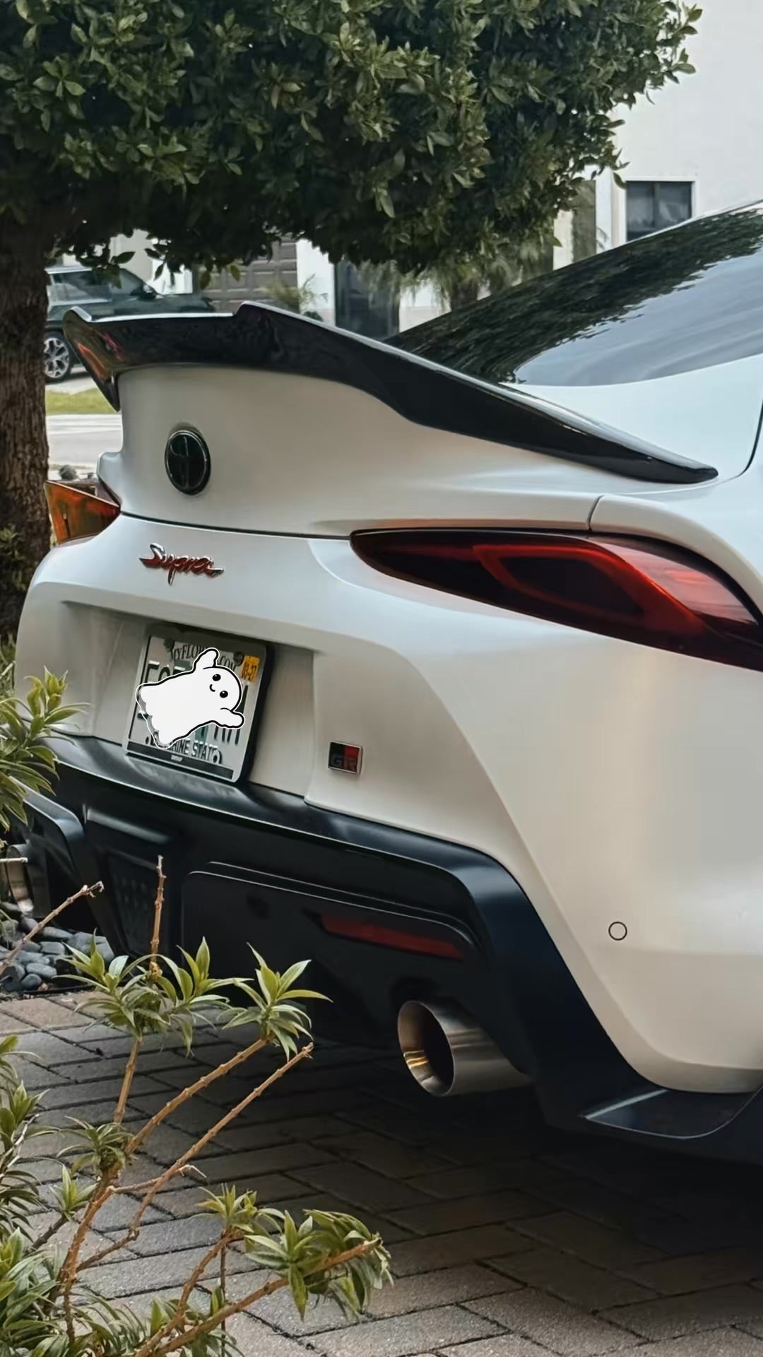 High Kick Carbon Fiber Trunk Spoiler - Toyota A90 Supra GR MK5 2020-Present