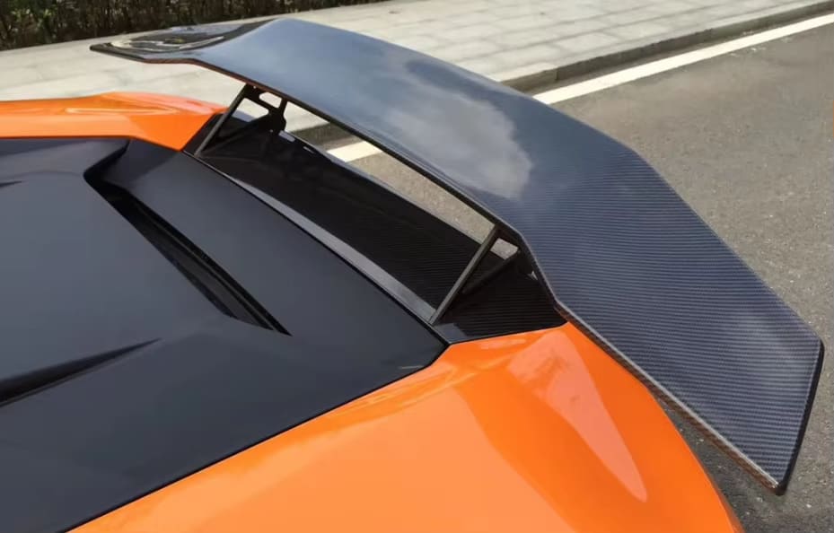 Carbon Fiber DMC Style Rear Wing w/ base - Lamborghini Huracan LP580 LP610