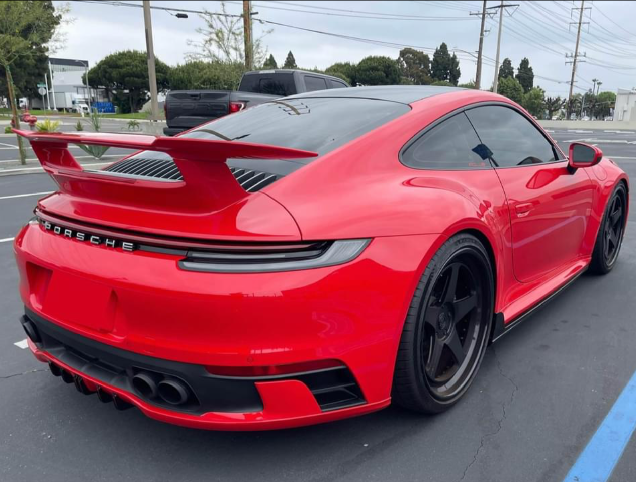 Porsche 911/992 Carbon Fiber Rear Wing