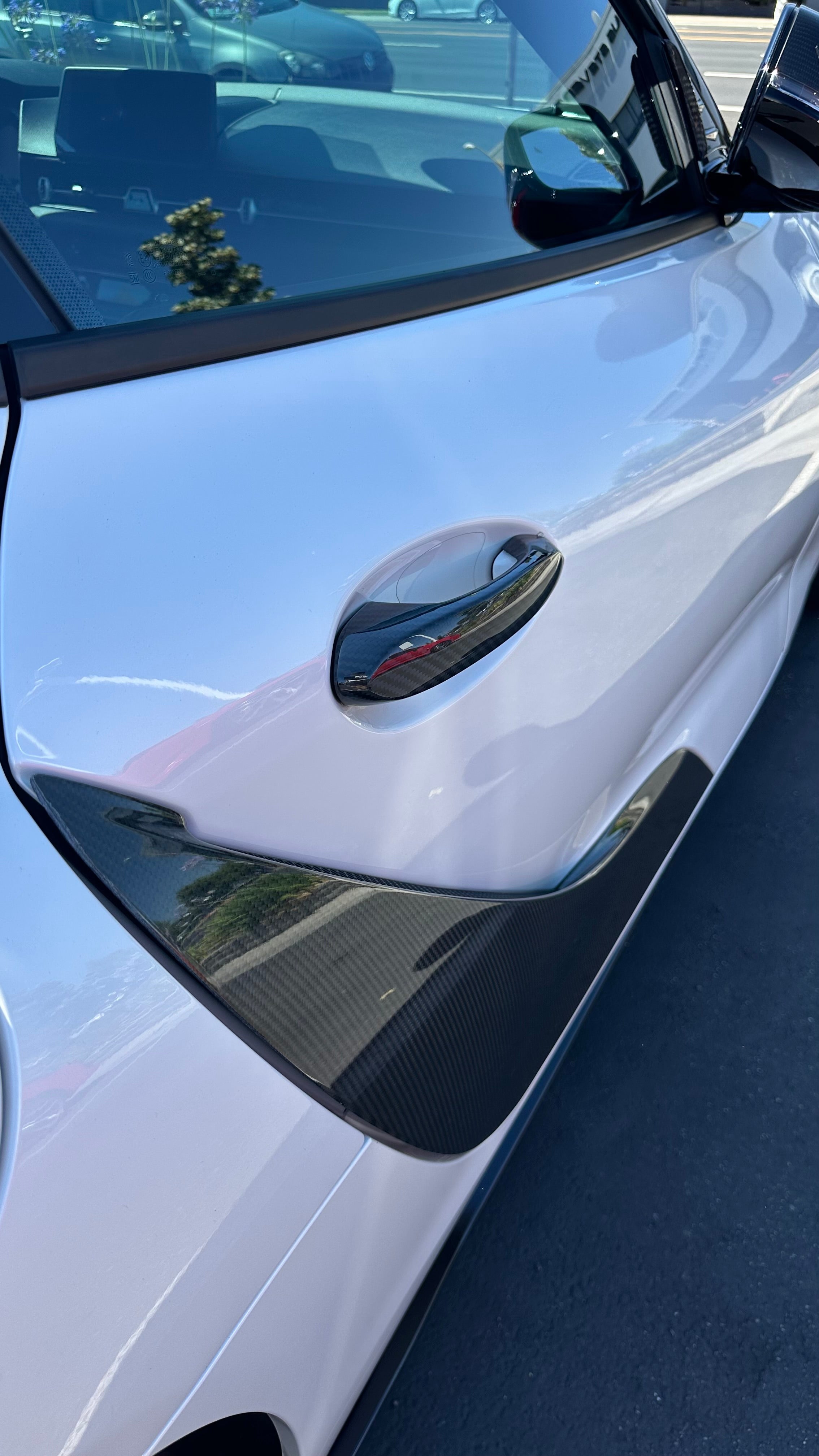 Carbon Fiber Door Fender Trims - Toyota A90 Supra