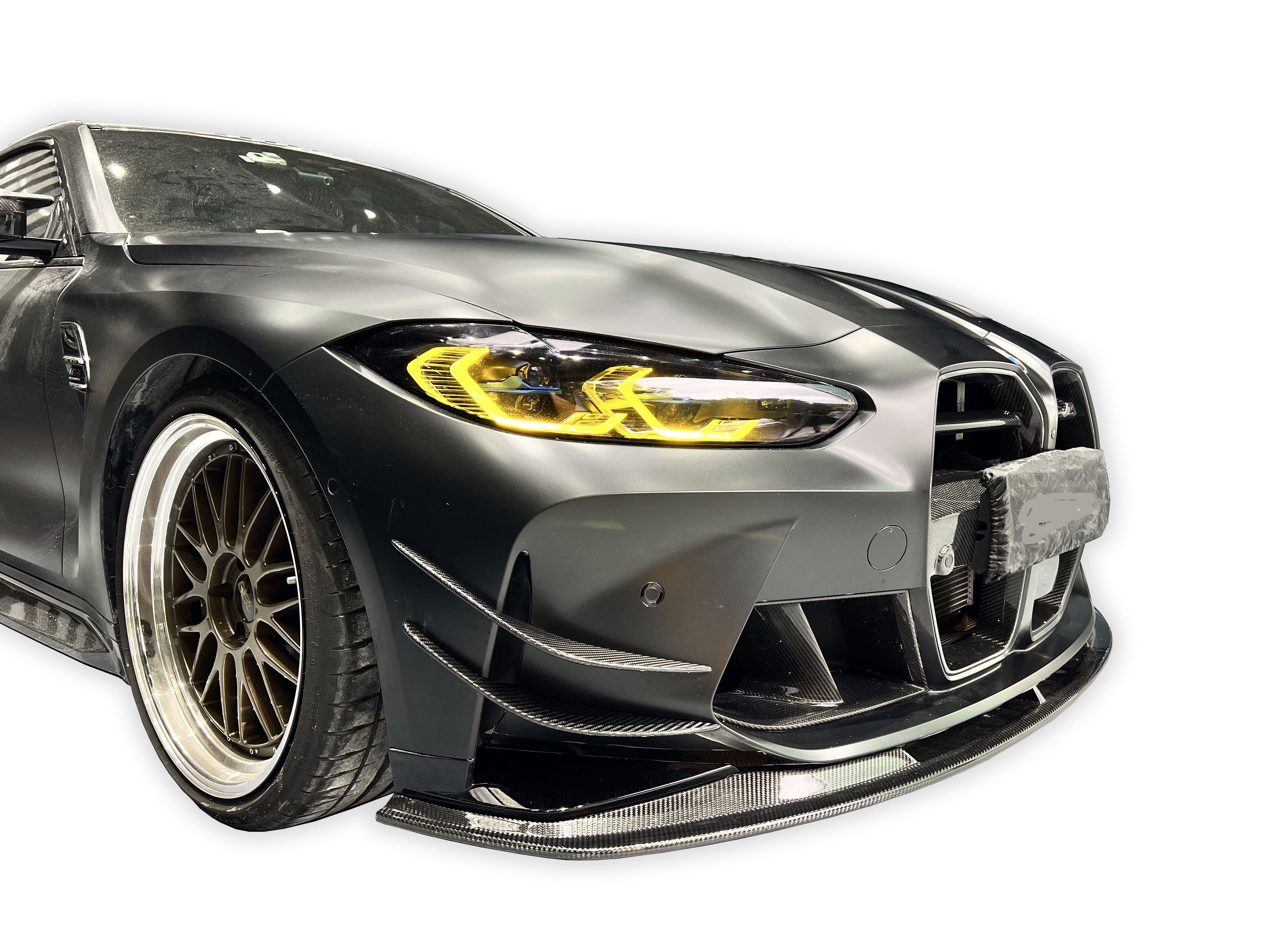 AC Style Carbon Fiber Front Lip - BMW G80 M3 & G82/G83 M4